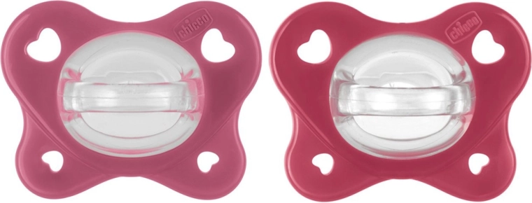 Chicco PhysioForma Dual Soft tétines rose 16–36 mois, 2 pcs