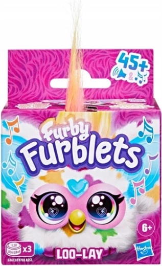 Furby Furblets Loo-Lay mini peluche interactive avec clip