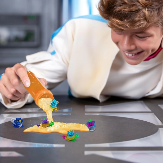 Processus de révélation moussant avec éprouvette