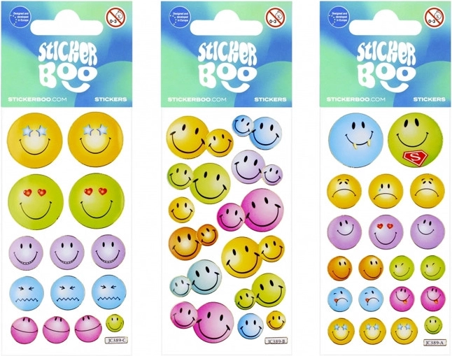 Autocollants emoji - 1 pièce