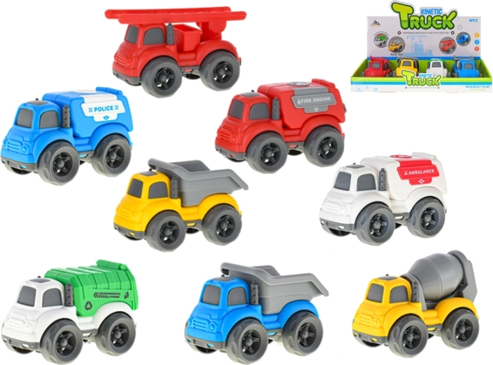 Voiture joyeuse à friction 10,5 cm pour enfants dès 18 mois