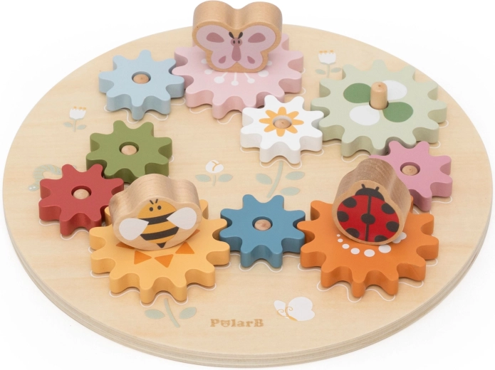 Bois sûr, couleurs pastel