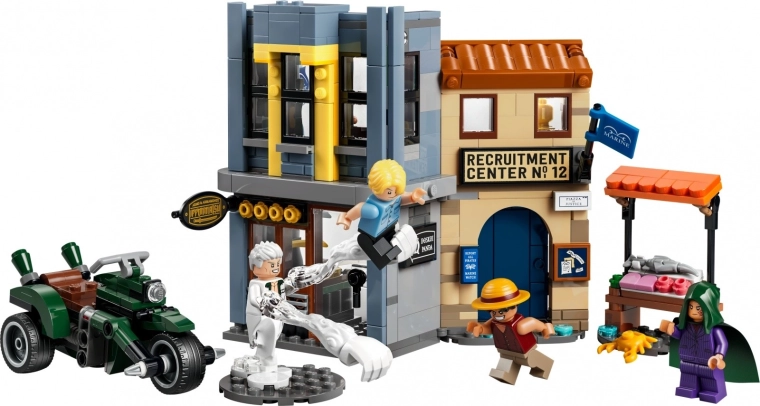 Diorama du marché de Logue Town