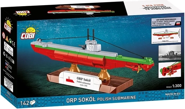 Cobi WWII ORP Sokół sous-marin polonais 1:300
