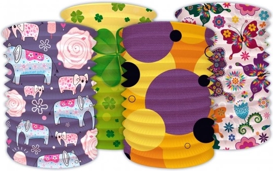 Lampion en papier cylindre pour carnaval