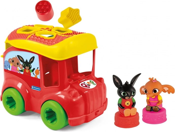 Bus encastrable sensoriel Bing avec 8 blocs souples CLEMENTONI Soft Clemmy