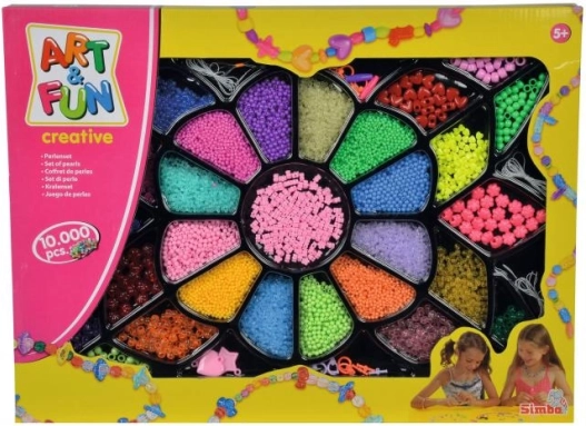 Coffret cadeau perles A&F, 10 000 pcs avec accessoires