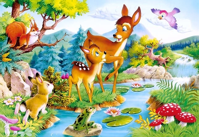 Puzzle 120 pièces Little Deer