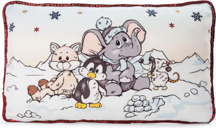 Coussin NICI éléphant, pingouin et renard polaire 43 × 25 cm