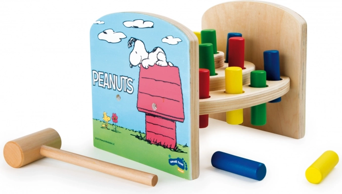Marteau en bois Peanuts avec motif Snoopy