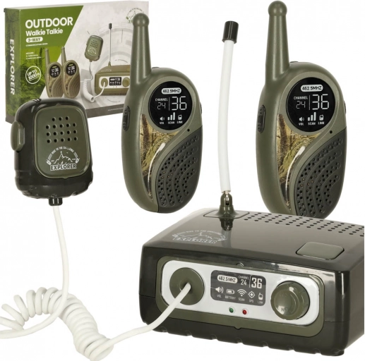 Ensemble de Walkie Talkie pour Enfants avec unité centrale Explorer
