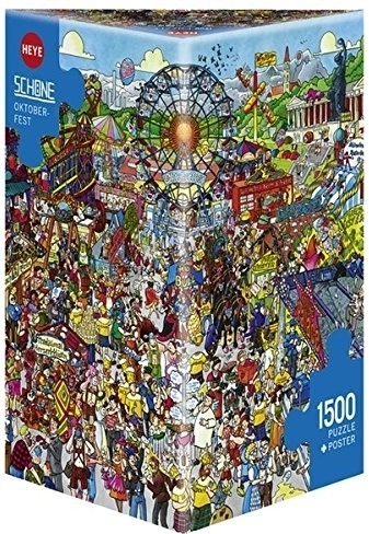 Puzzle 1500 pièces Oktoberfest avec affiche