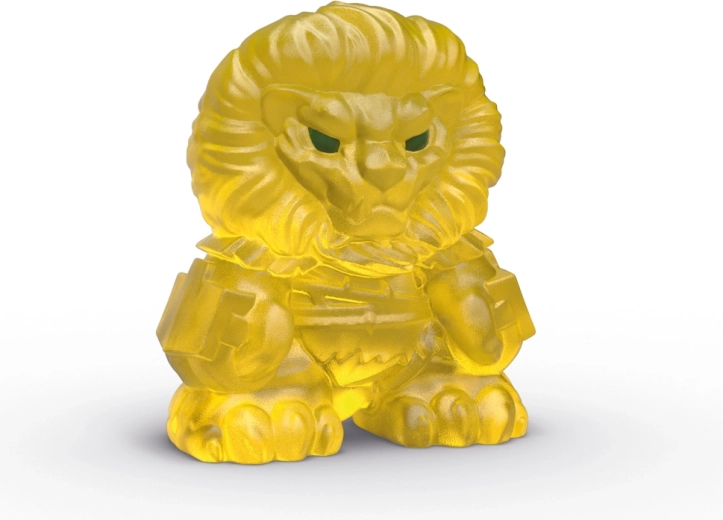 Mini-figurine transparente avec crinière de lion