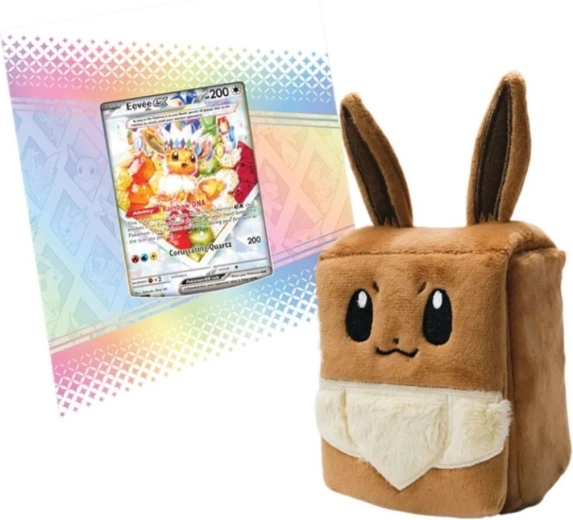 Boîte en peluche Évoli pour accessoires