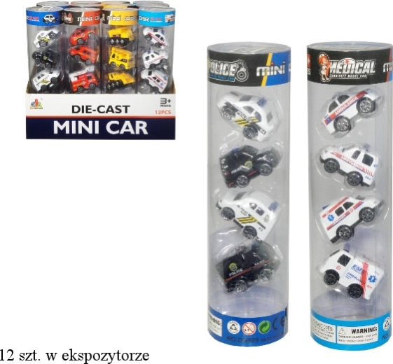 Mini voitures en tube (de chantier ou de secours) - 1 pièce