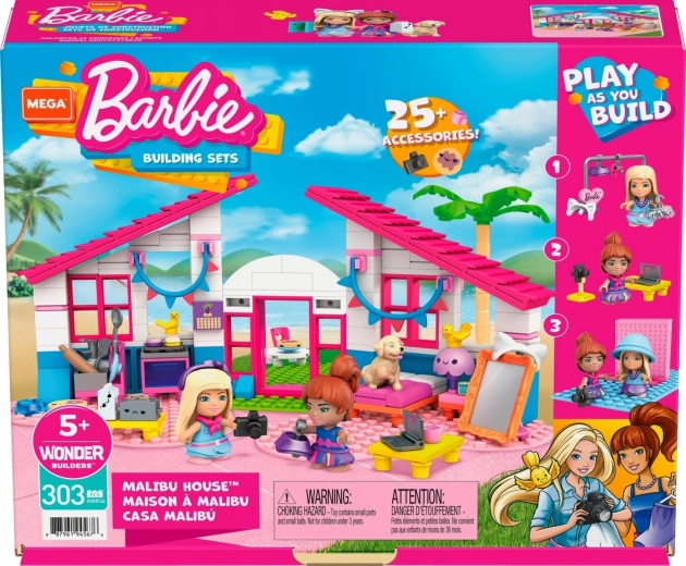 Jeu de construction MEGA CONSTRUX BARBIE Maison à Malibu