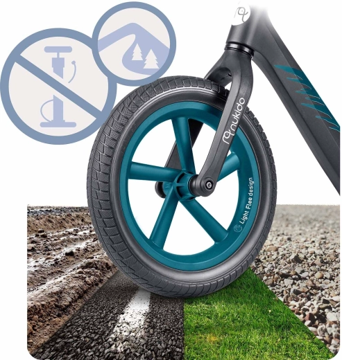 Roues PU de 12" pour une conduite fluide