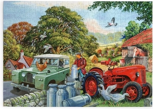 Puzzle Bob et son chien, 500 grandes pièces