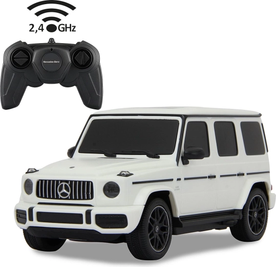 Voiture télécommandée Jamara Mercedes‑AMG G 63 1:24 blanche 2,4 GHz - 1 pièce
