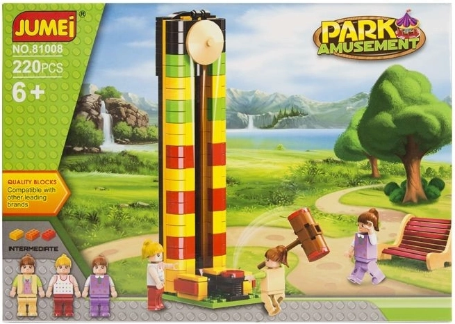 Jeu de construction Jumei parc d’attractions 220 pièces 30 × 21 cm - 1 pièce