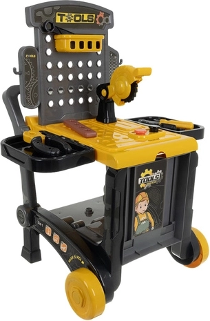 3-en-1 : établi, chariot et brouette