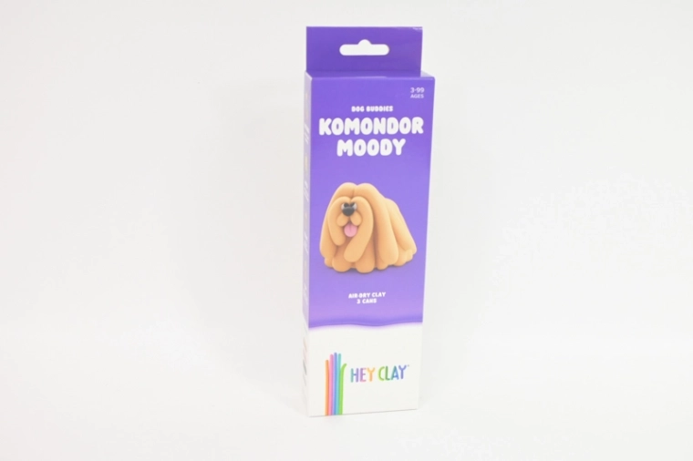 Hey Clay Amis chiens Komondor – pâte à modeler créative (3 pots)