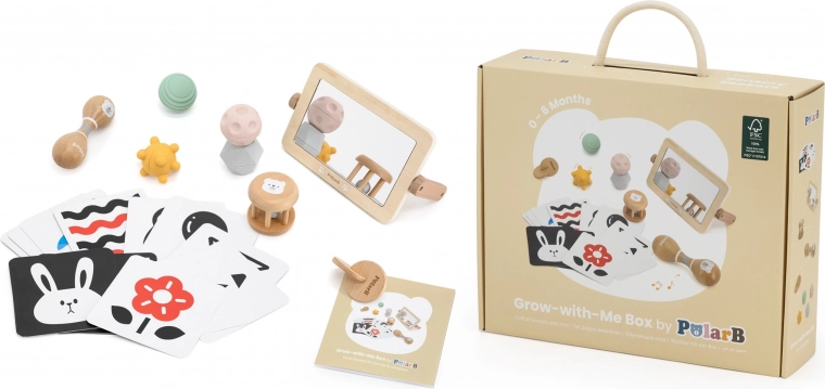 Ensemble sensoriel de jouets pour bébés 0–6 mois