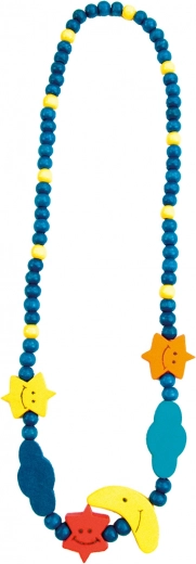 Collier en bois Lune 23 cm