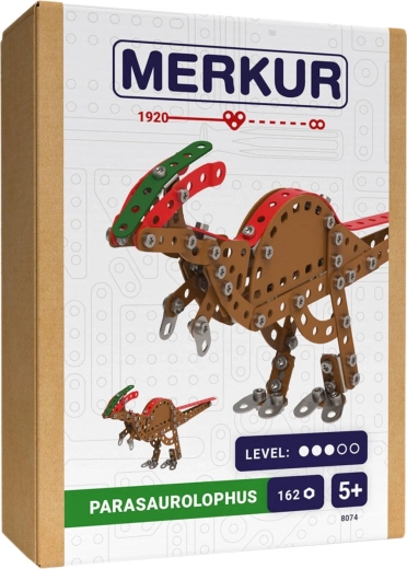 Merkur dinosaures : Parasaurolophus – kit de construction en métal 162 pièces