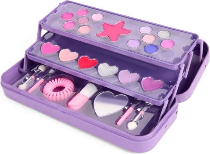 Organisation à trois niveaux pour un maquillage bien ordonné