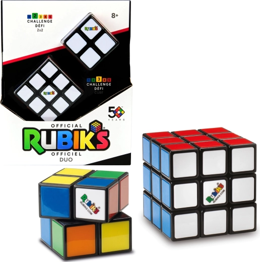Set de cubes Rubik's 2×2 et 3×3 - 2 pièces