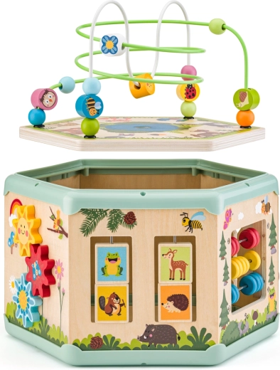 Labyrinthe de motricité amovible – jeu et rangement pratiques