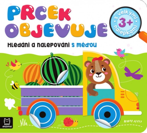 Le tout-petit découvre : chercher et coller des autocollants avec l’ours