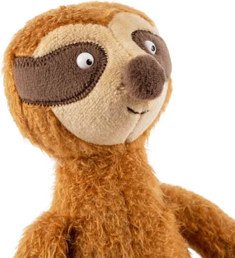 Peluche bouclette extra douce et détails en micro-peluche