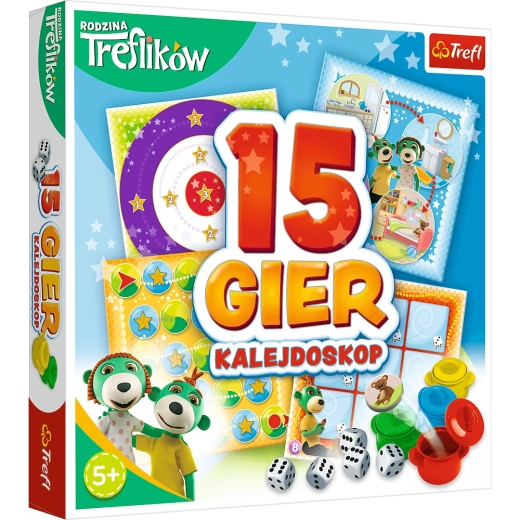 Kaleidoskop 15 jeux TREFLIKI – jeu de société familial
