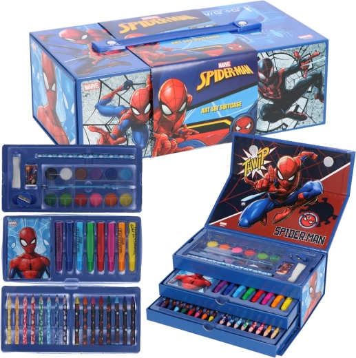 Malette de dessin avec kit créatif Spider-Man