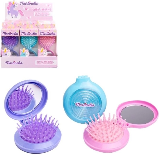 Peigne rond pliable avec casse-tête - 1 pièce