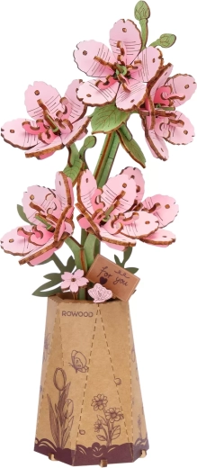 Bouquet 3D en bois Sakura – kit sans colle