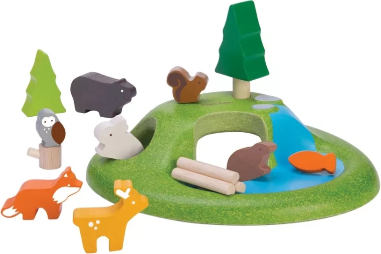 Paysage forestier pour des histoires sans fin