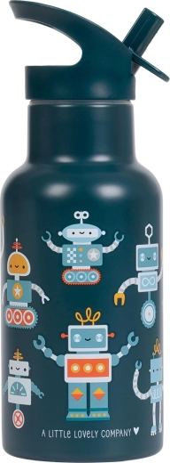 A Little Lovely Company bouteille isotherme en acier inoxydable à double paroi 350 ml robots