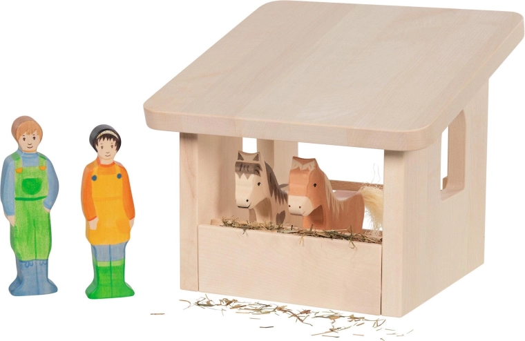 Un endroit douillet pour les animaux dans les jeux des enfants