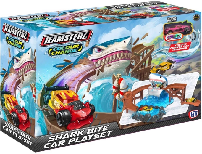 Voiture changeant de couleur dans l’eau