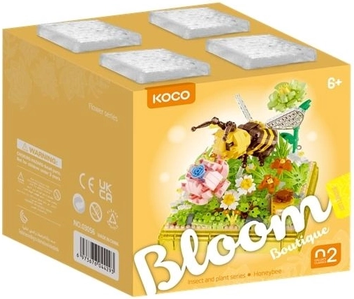 KOCO jeu de construction abeille et fleurs 668 pièces - 1 pièce