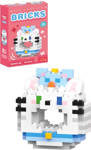 Kit de construction souris donut (191 pièces)
