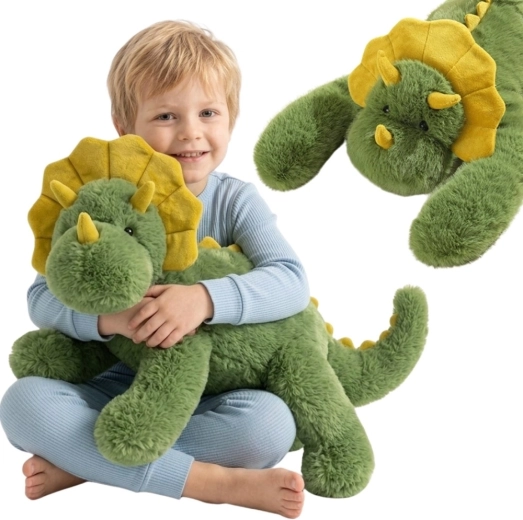 Dinosaure en peluche lesté Woopie 65 cm 1,5 kg