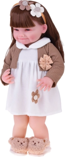 Longs cheveux bruns à coiffer et styliser