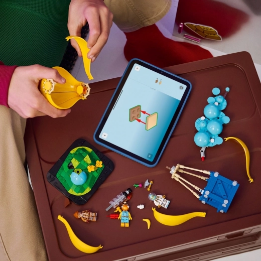 Construction avec les instructions numériques LEGO Builder
