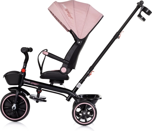 Confort et protection grâce à l’auvent et au siège sécurisé