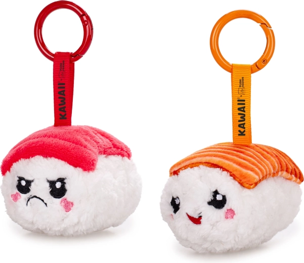 Plush Friends Kawaii porte-clés en peluche sushi nigiri 8 cm - 1 pièce