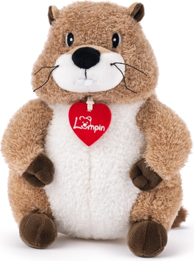 Marmotte en peluche Eda 25 cm